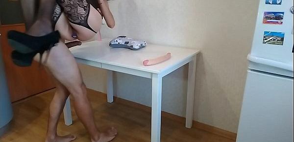  Anal fisting with fingers and gentle anal with wife on the table